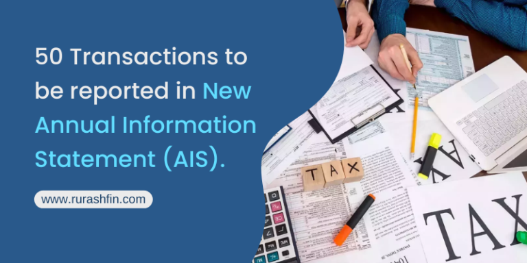 50 Transactions To Be Reported In New Annual Information Statement AIS Rurash Blog
